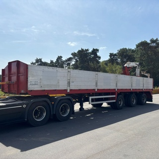 Afbeelding van Floor steentrailer+kraan 1995