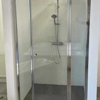 Afbeelding van douchewand 121X197 cm