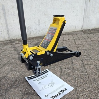 Afbeelding van Werkplaatskrik 4 ton extra laag, dubbele cylinder