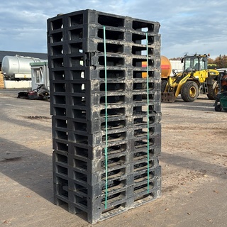 Afbeelding van Kunststof pallet van 1.20x 0.80 m