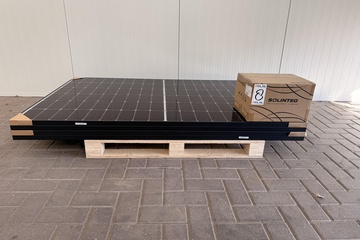 Afbeelding van Set zonnepanelen 4 stuks met 1500w omvormer