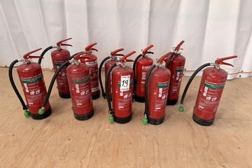 Afbeelding van Partij brandblussers (eco-schuim en overige types)