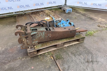 Afbeelding van Hydraulische sloophamer / breekhamer – met beitels en toebehoren