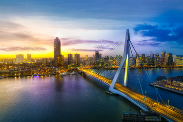 Afbeelding van 3-daagse trip voor 2 personen naar Rotterdam – overnachting in het a&o Rotterdam City - inclusief Ontbijt - geldig tot 2027