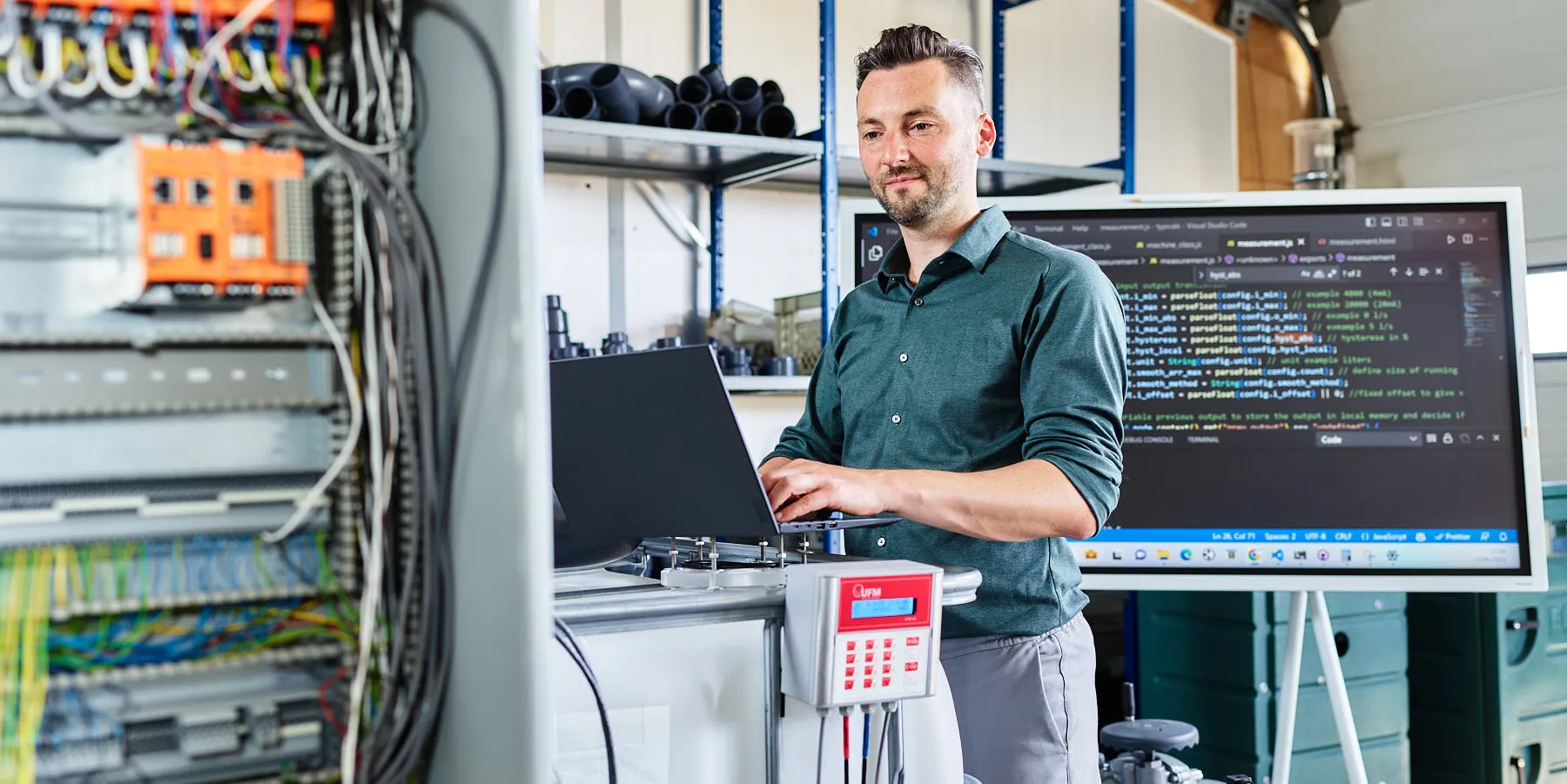 Waterwerk Rene in het lab