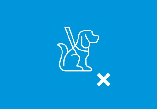 Geen dieren toegestaan