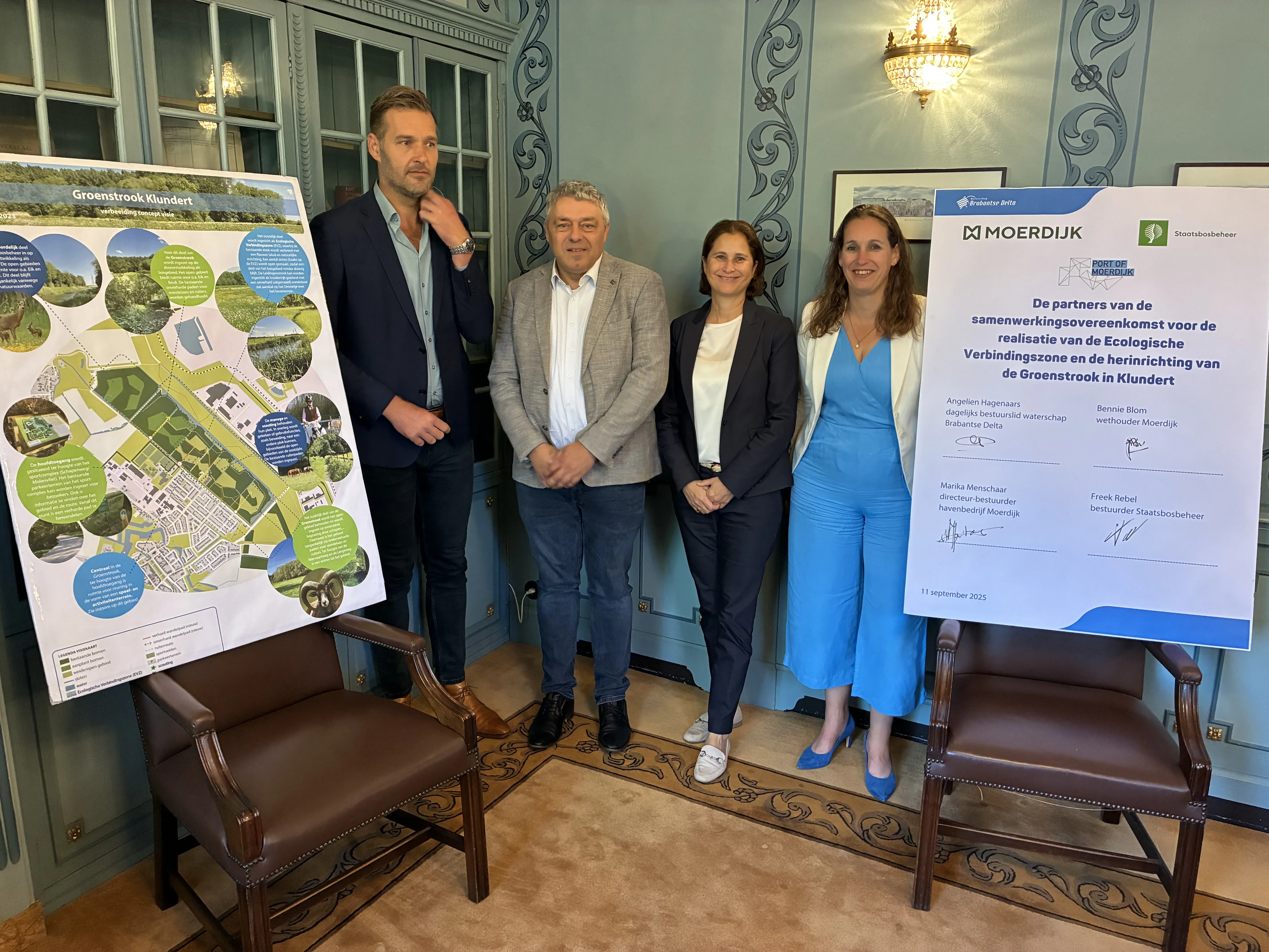 Ondertekening SOK EVZ Groenstrook Klundert