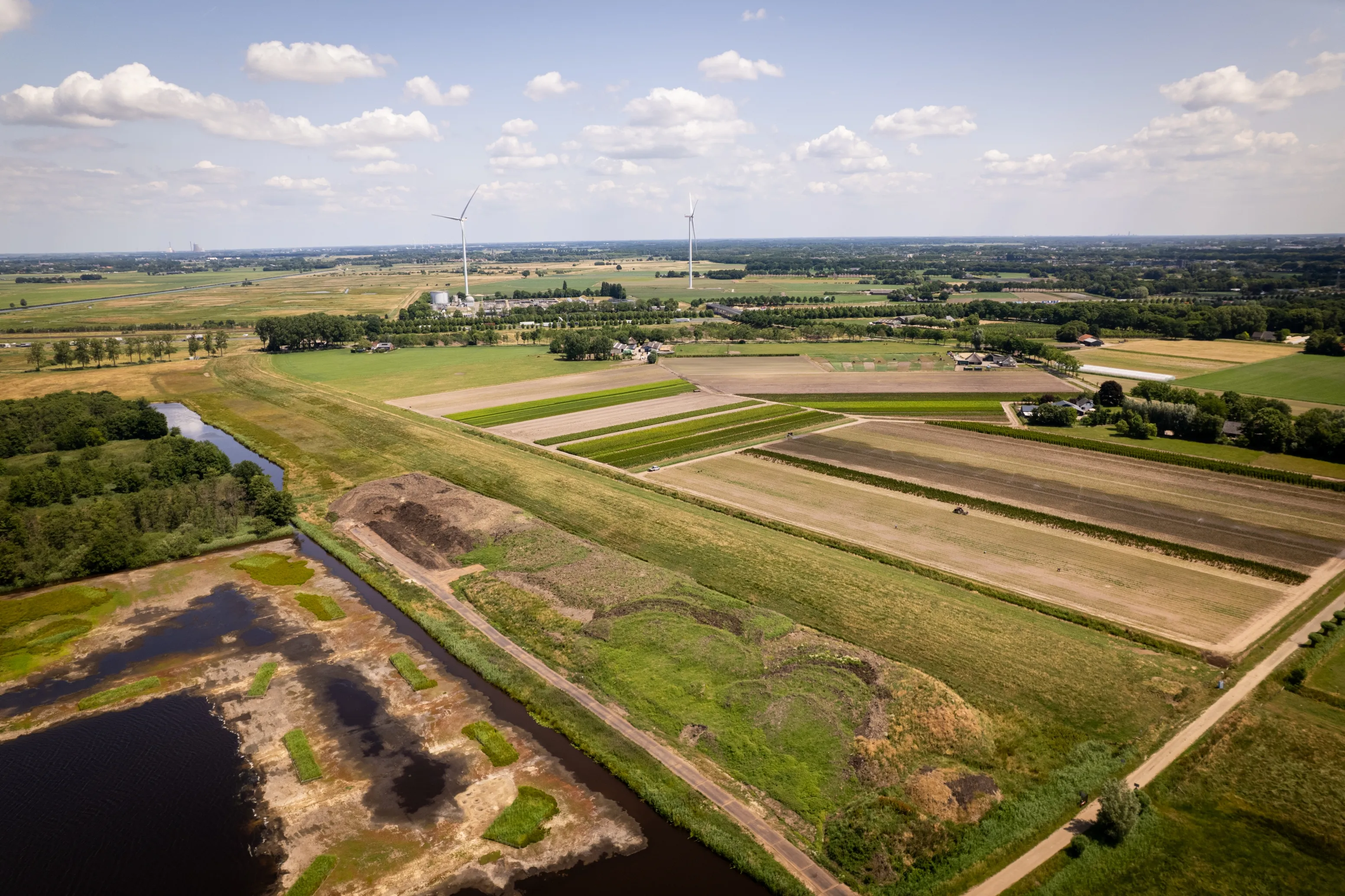 Kering Weimeren in Noordrand Midden