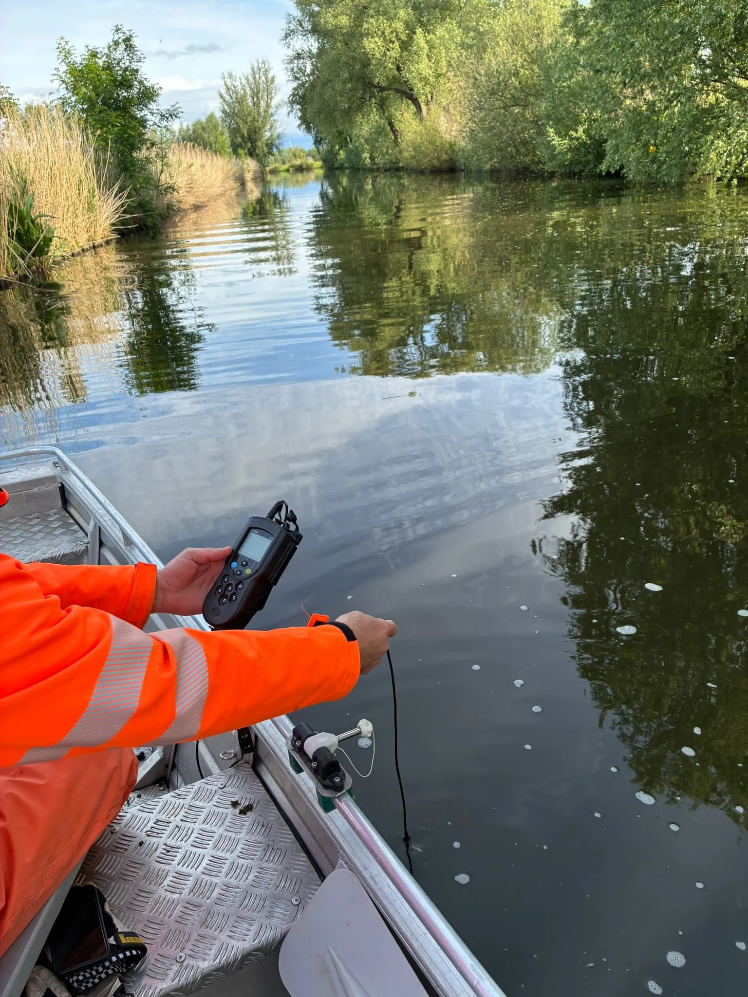 Metingen waterkwaliteit nav breuk persleiding