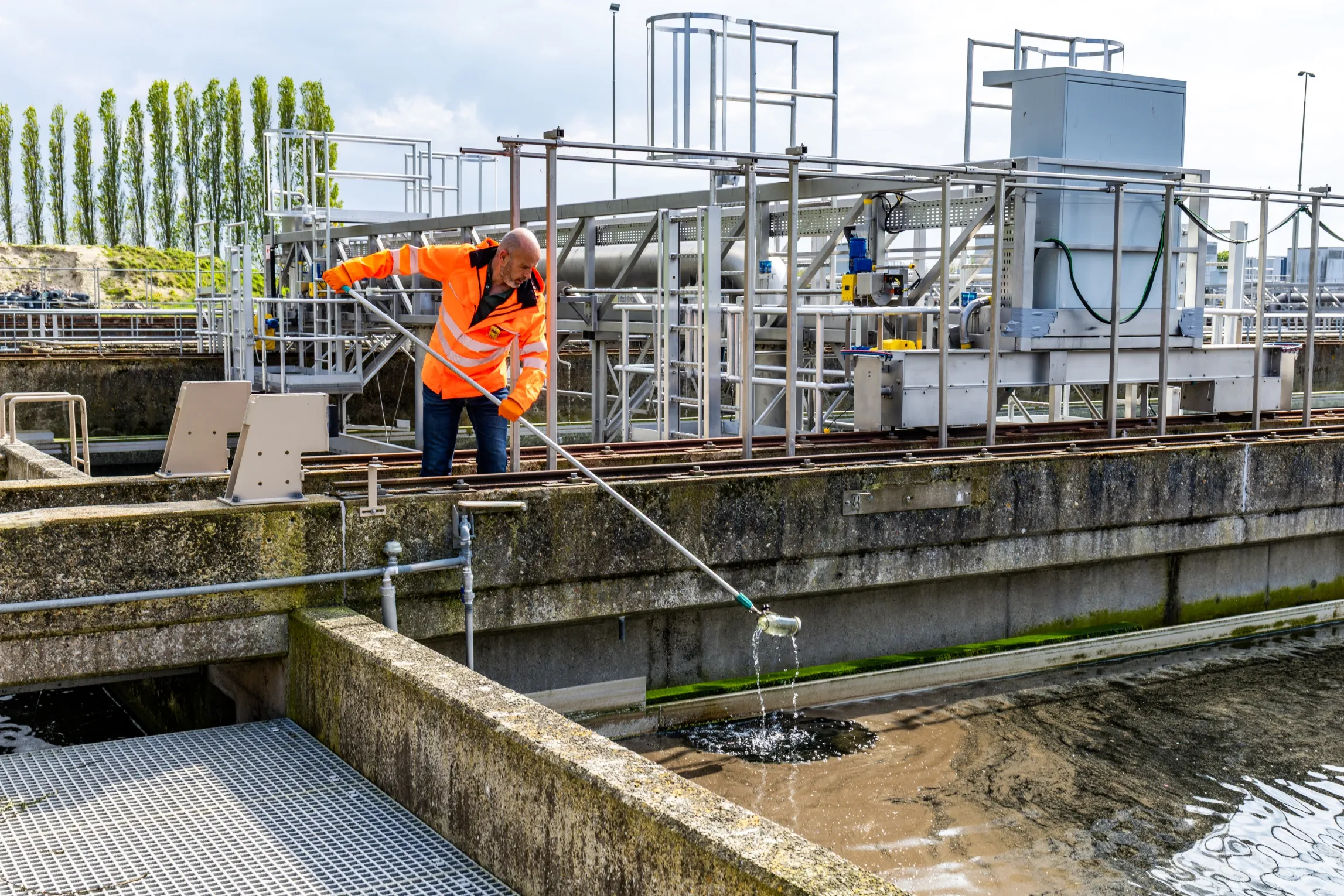 Werkzaamheden rioolwaterzuivering