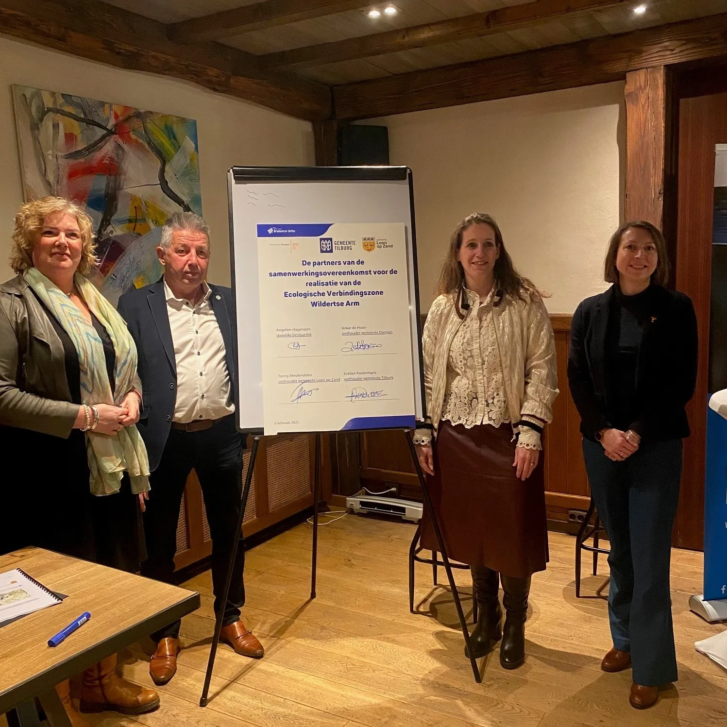 Ondertekening Wildertse Arm