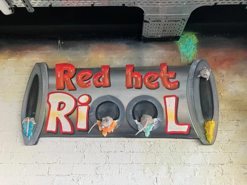 Red het riool