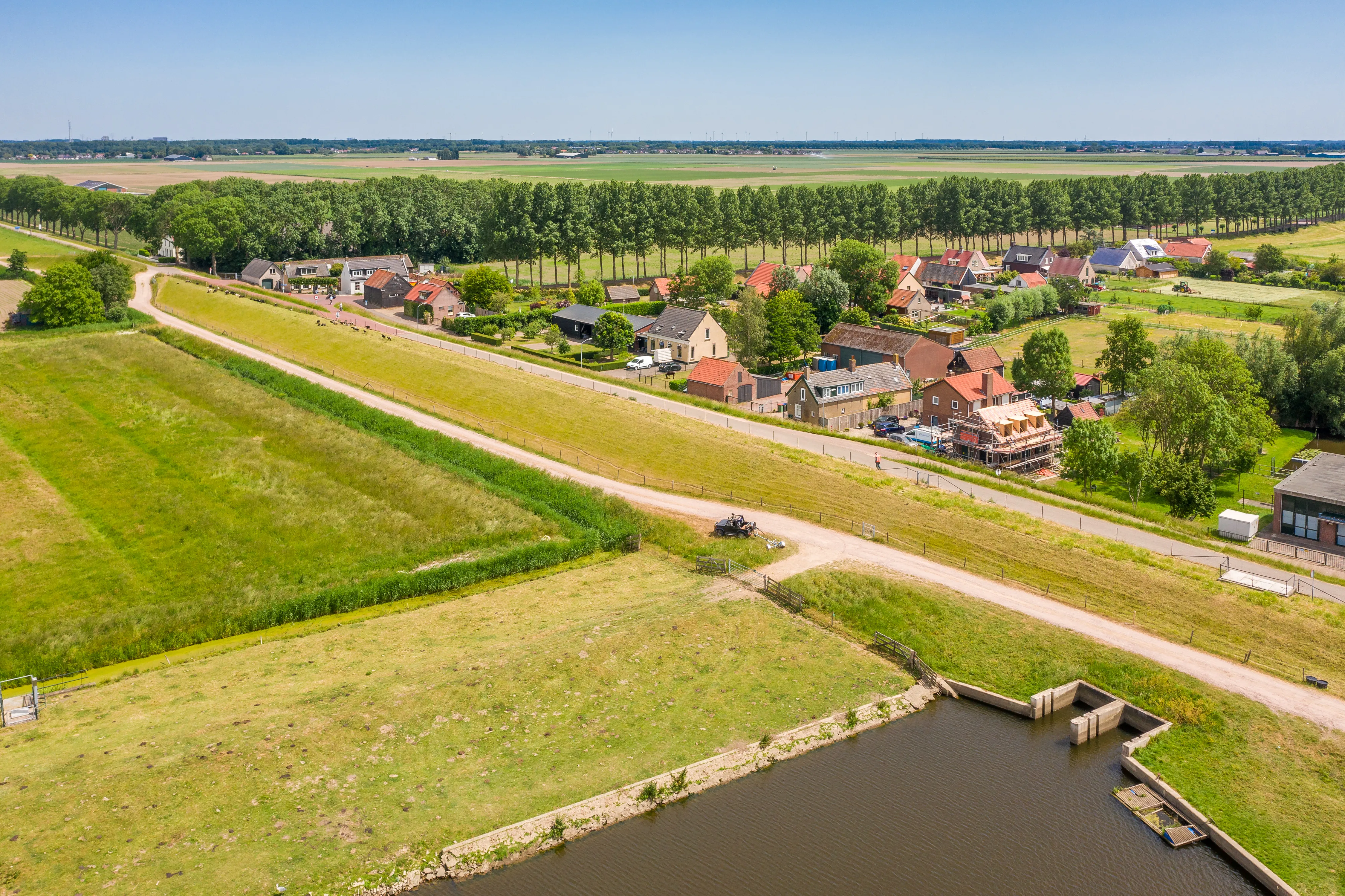 Dijktraject tussen Willemstad en Noordschans