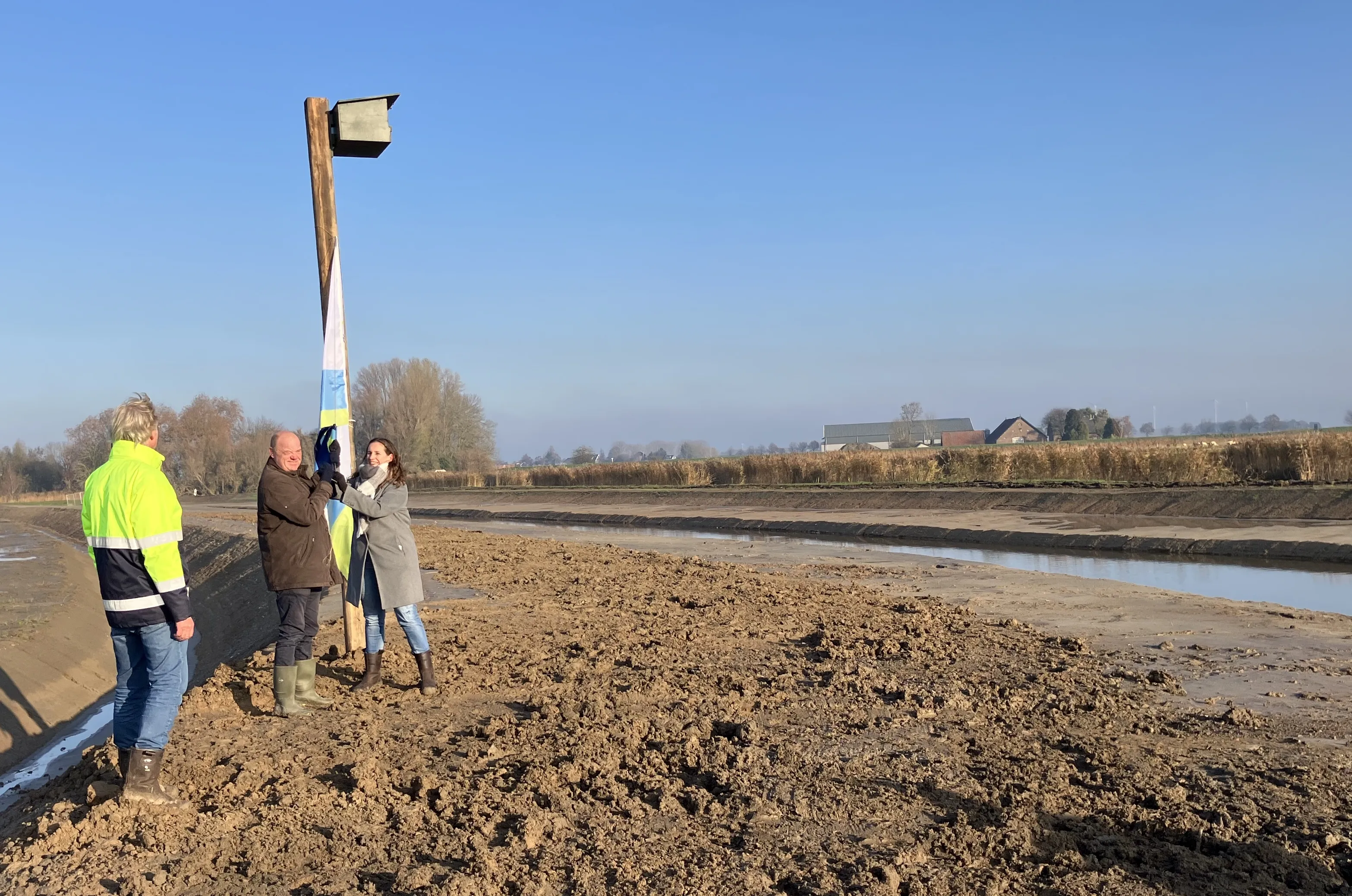 Nieuw stukje natuur tussen de Steenbergsche Vliet en de Ligne geopend
