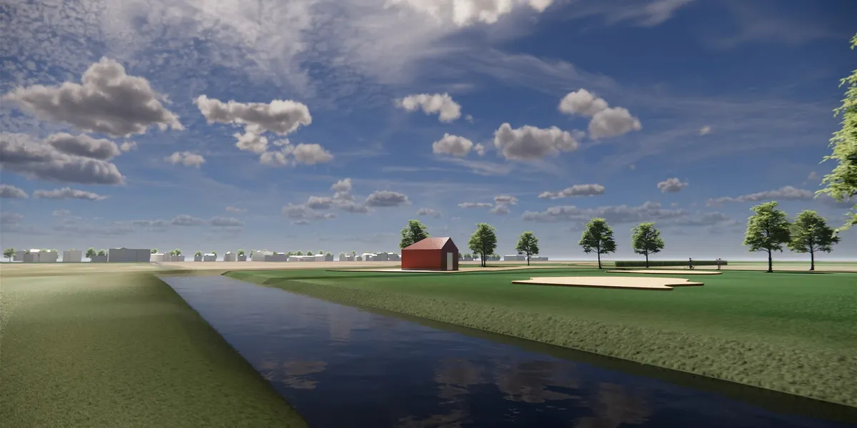 Impressie nieuw rioolgemaal Westwaard