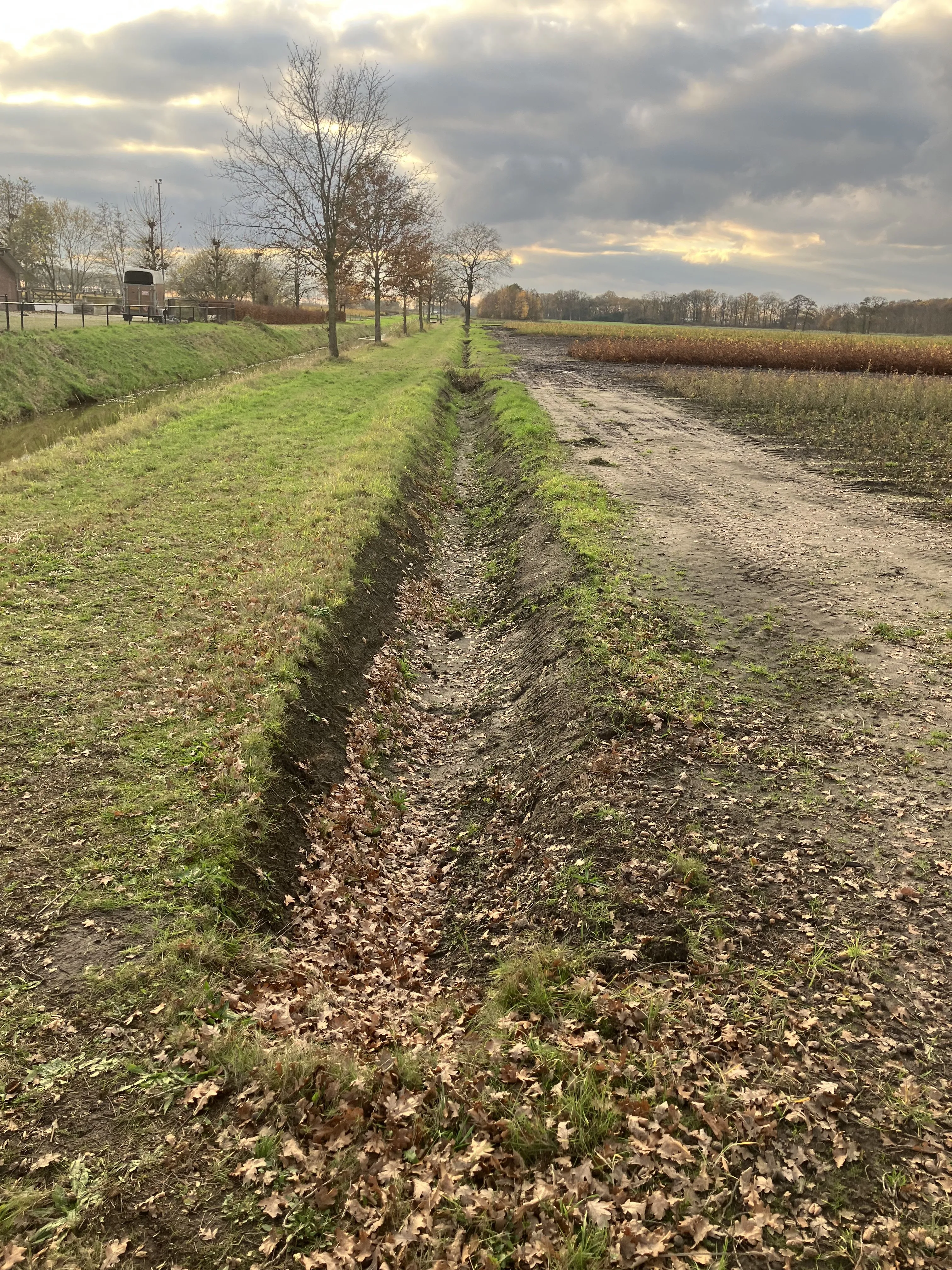 Subsidie voor het graven van een nieuwe sloot of greppel