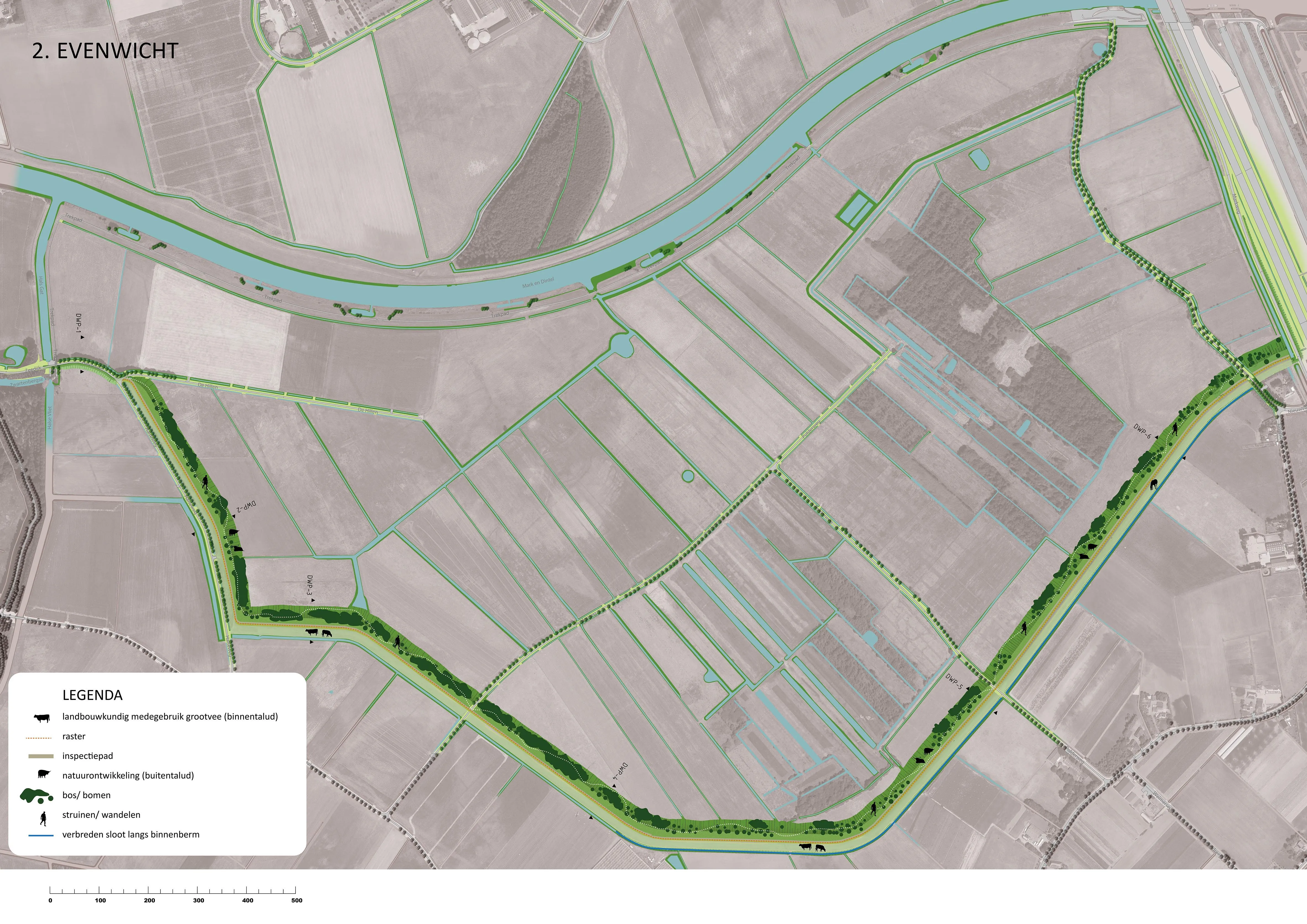 Kaart kering Weimeren