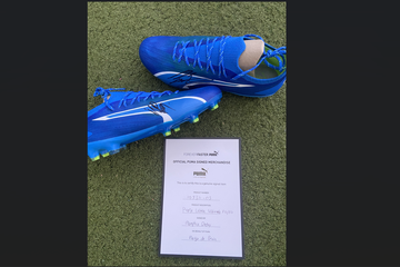 Afbeelding van Gesigneerde voetbalschoenen MEMPHIS DEPAY maat 44