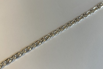 Afbeelding van Zilveren valkenoog armband