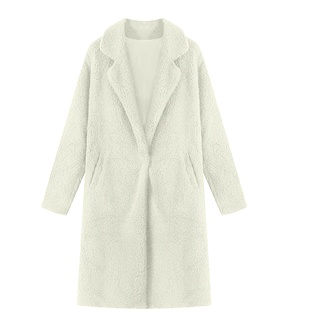 Afbeelding van Teddy jas voor dames - wit maat M