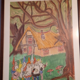 Afbeelding van 022; Tekening kabouters