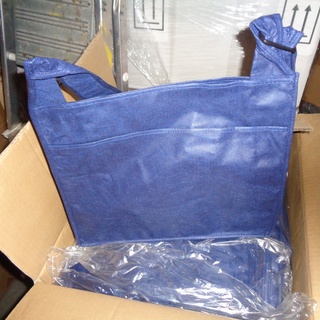 Afbeelding van 20x Postman bag blauw met hengsel