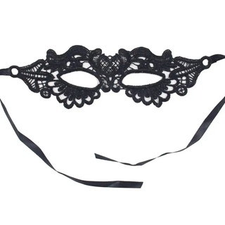 Afbeelding van Oogmasker - zwart kant