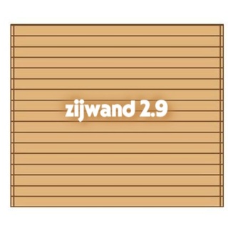Afbeelding van 032; zijwand tbv carport 2,9x3