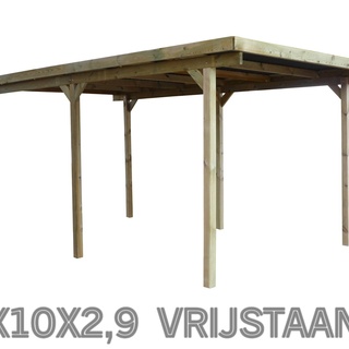 Afbeelding van 006; carport vrijstaand 3x10x2,9