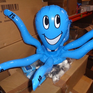 Afbeelding van 40x opblaas octopus 28cm