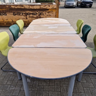 Afbeelding van 004; Tafelset + 6 stoelen