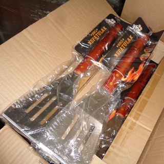 Afbeelding van 12x Luxe BBQ spatel