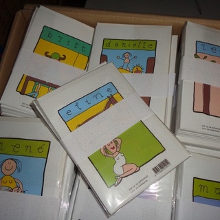 Afbeelding van 864x Naamwenskaarten Mooie mix