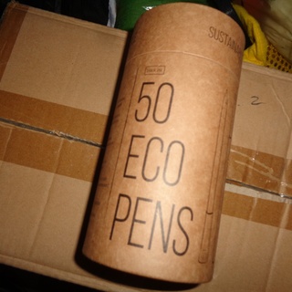 Afbeelding van 400x eco pens zwarte inkt