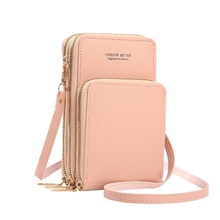 Afbeelding van Telefoontas - crossbody - multifunctioneel - roze