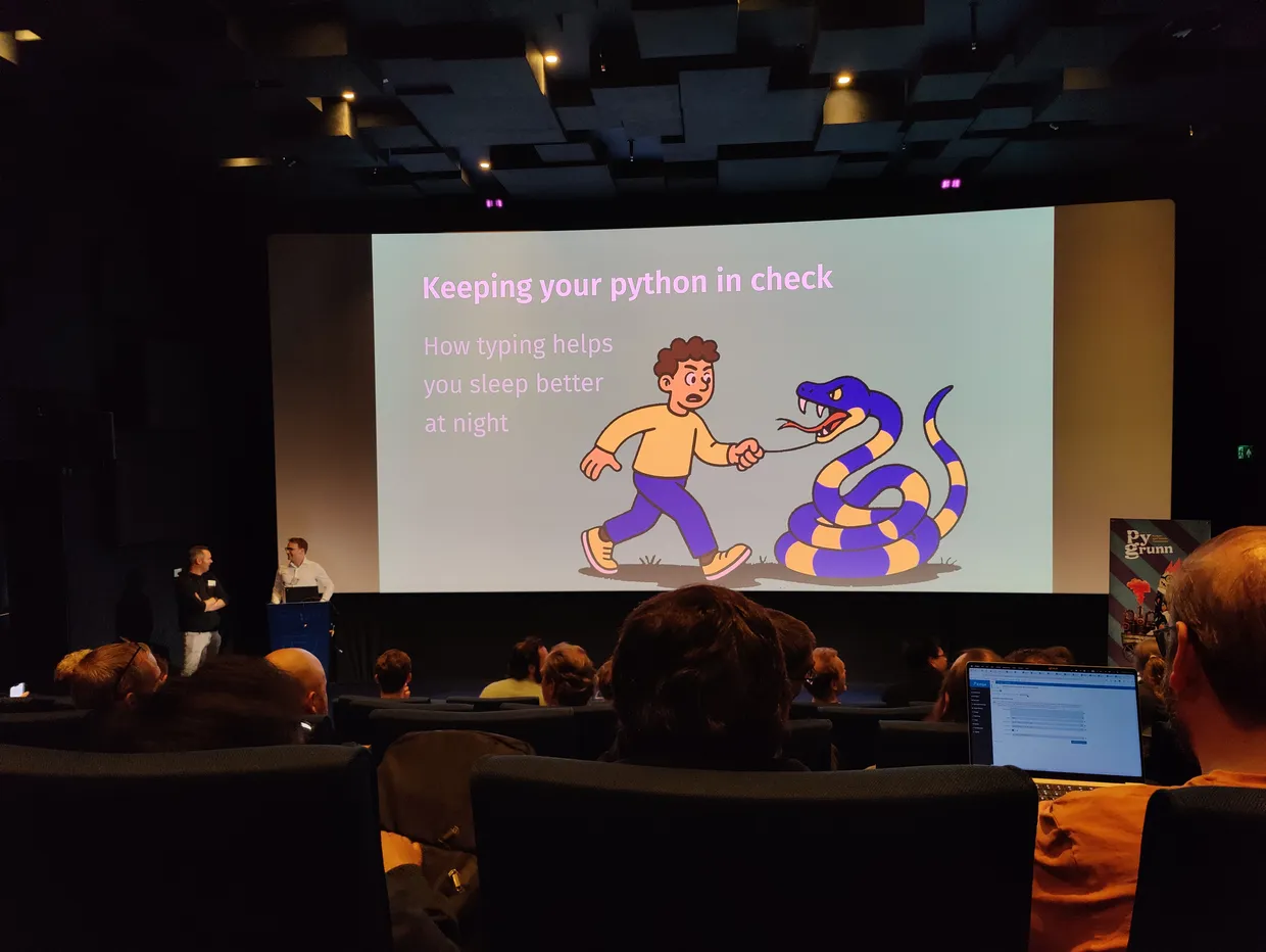 Keeping your python in check slide