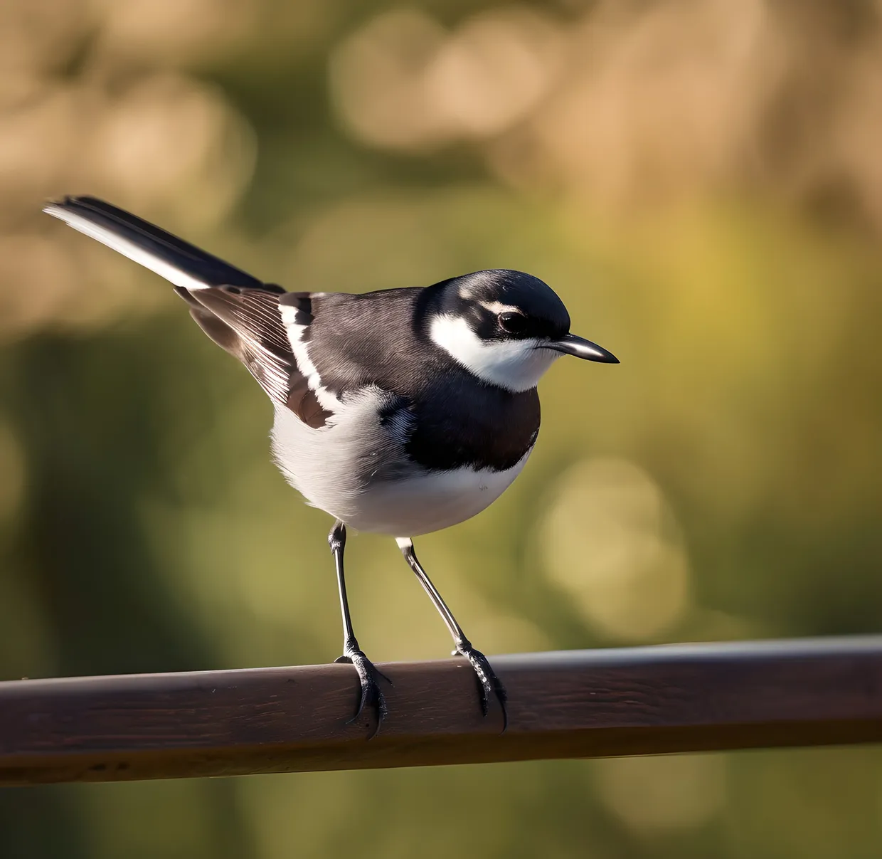 AI generated picture of a wagtail bird