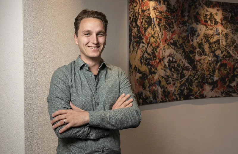 Portretfoto van Maarten Kling