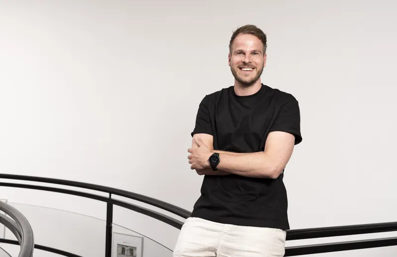 Portretfoto van Siemen van Straaten