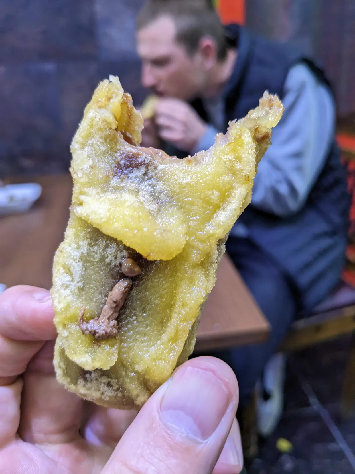 Deep-fried Mars bar in Edinburgh