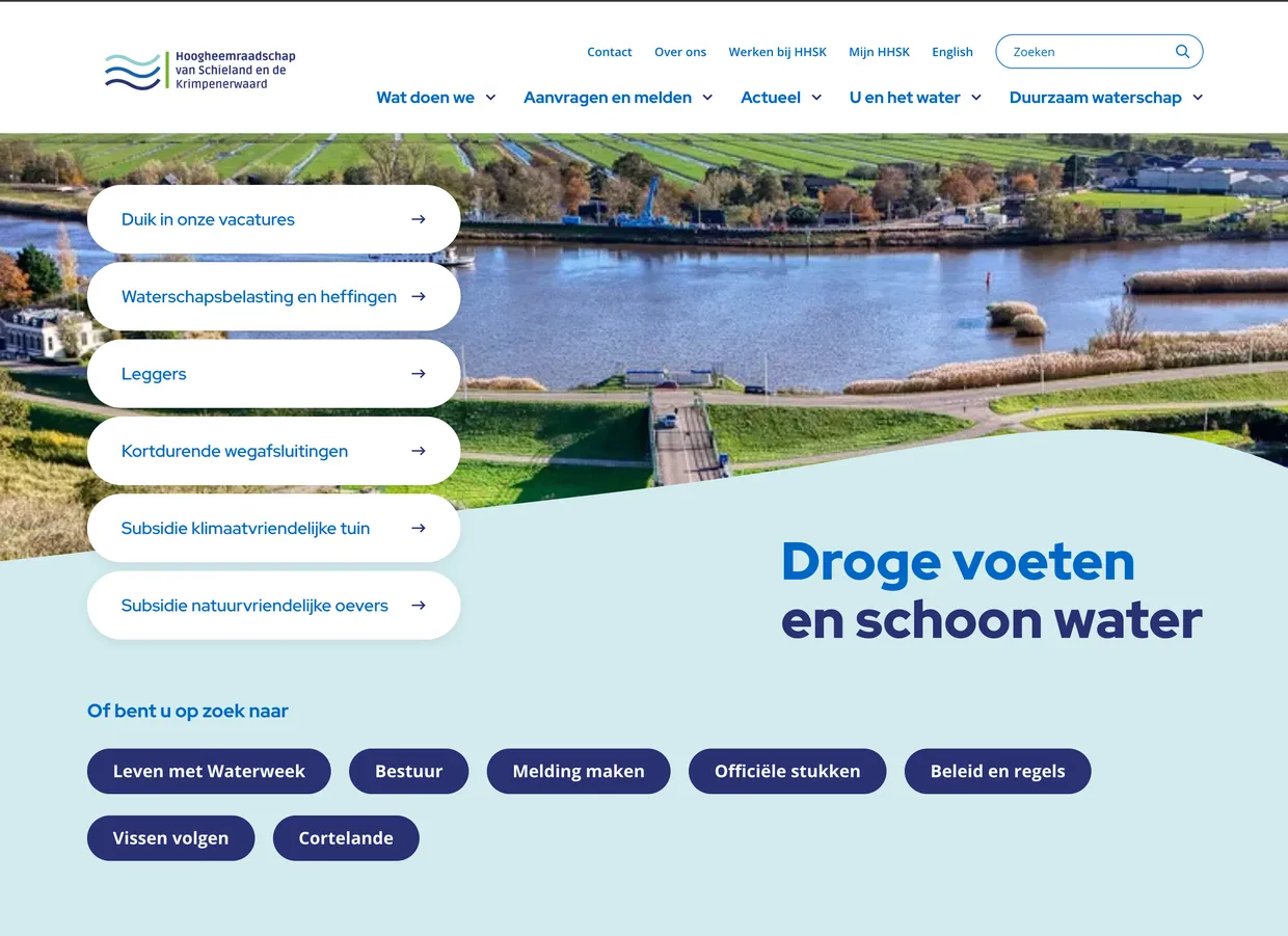 Schieland homepage