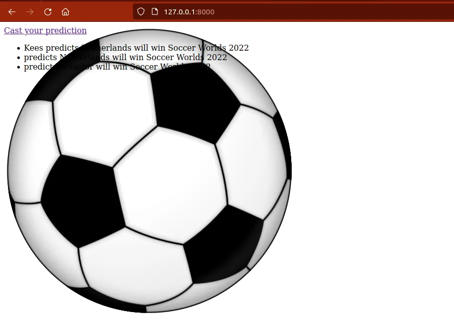 Tournament Pool, home screen
