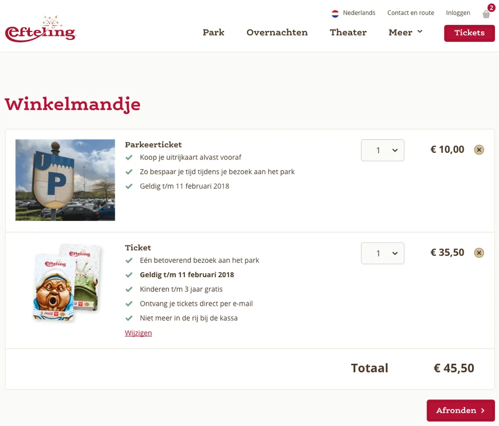 Efteling winkelmandd