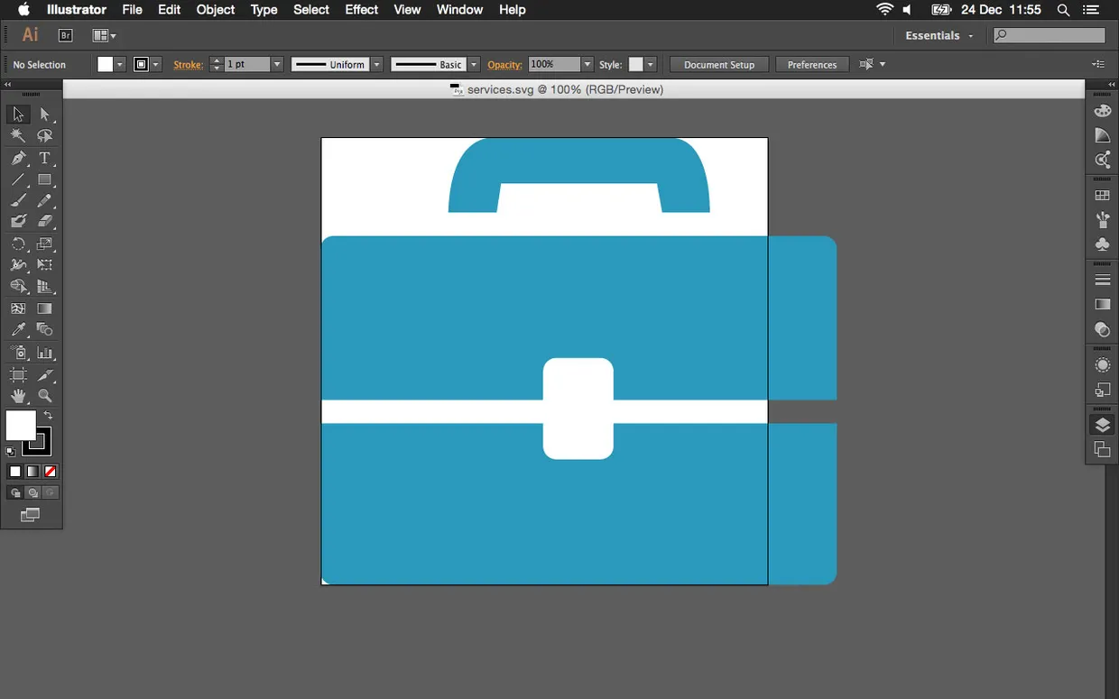 Creating svg file for webfonts