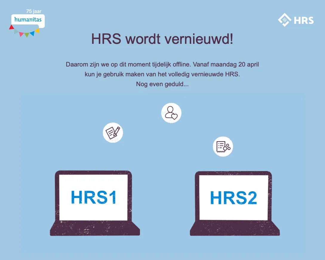 hoera HRS wordt vernieuwd
