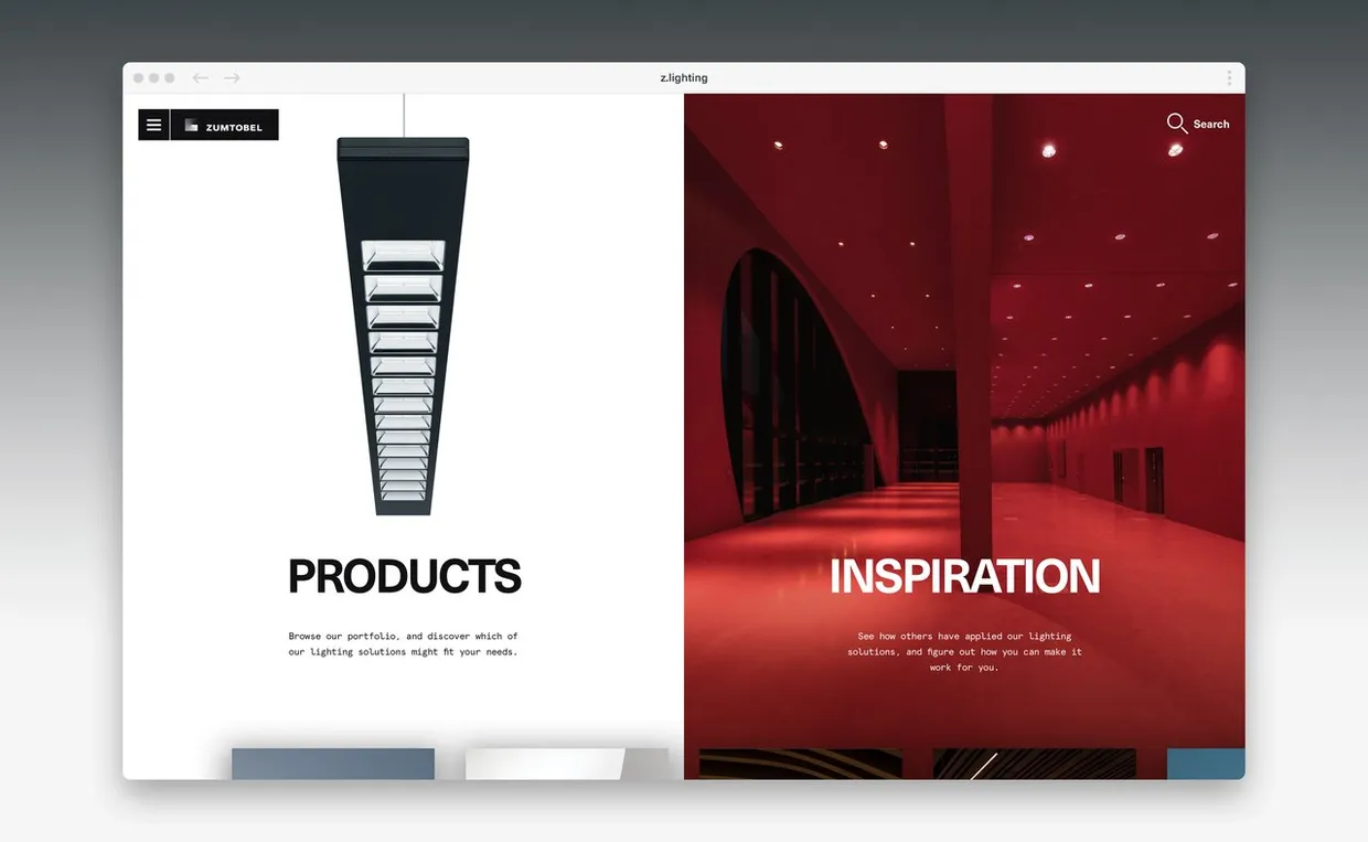 Zumtobel Company Page