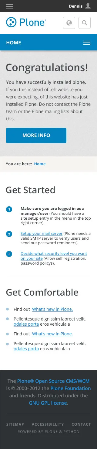 Theme Home Responsive Plone 5