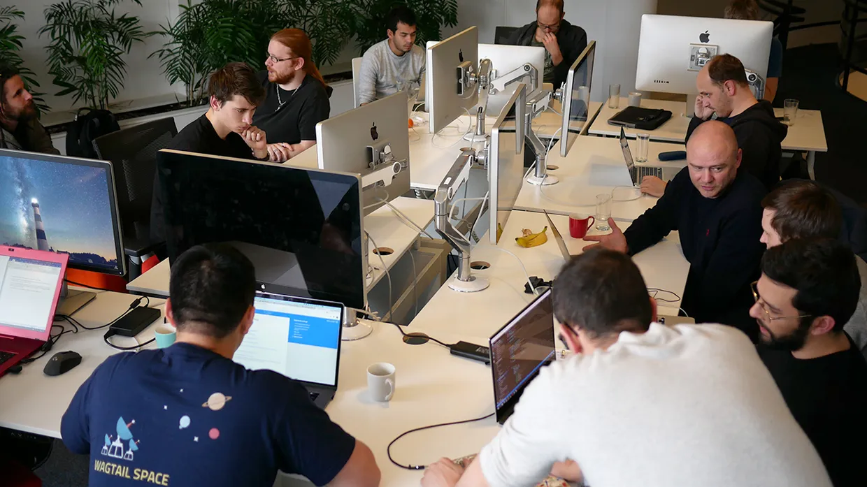 One of the sprint teams