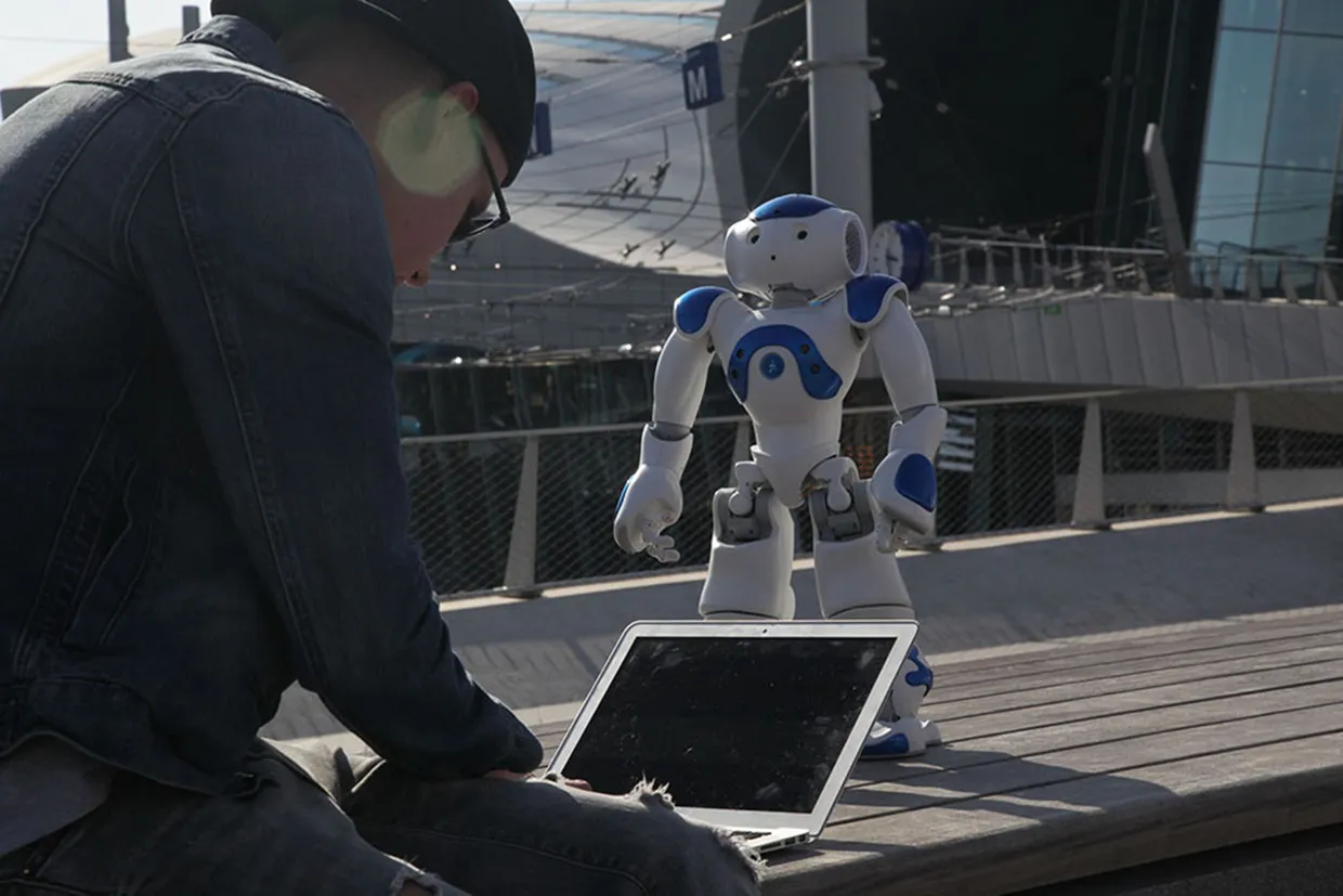Testing the Robot Wagtail integration on Arnhem Station