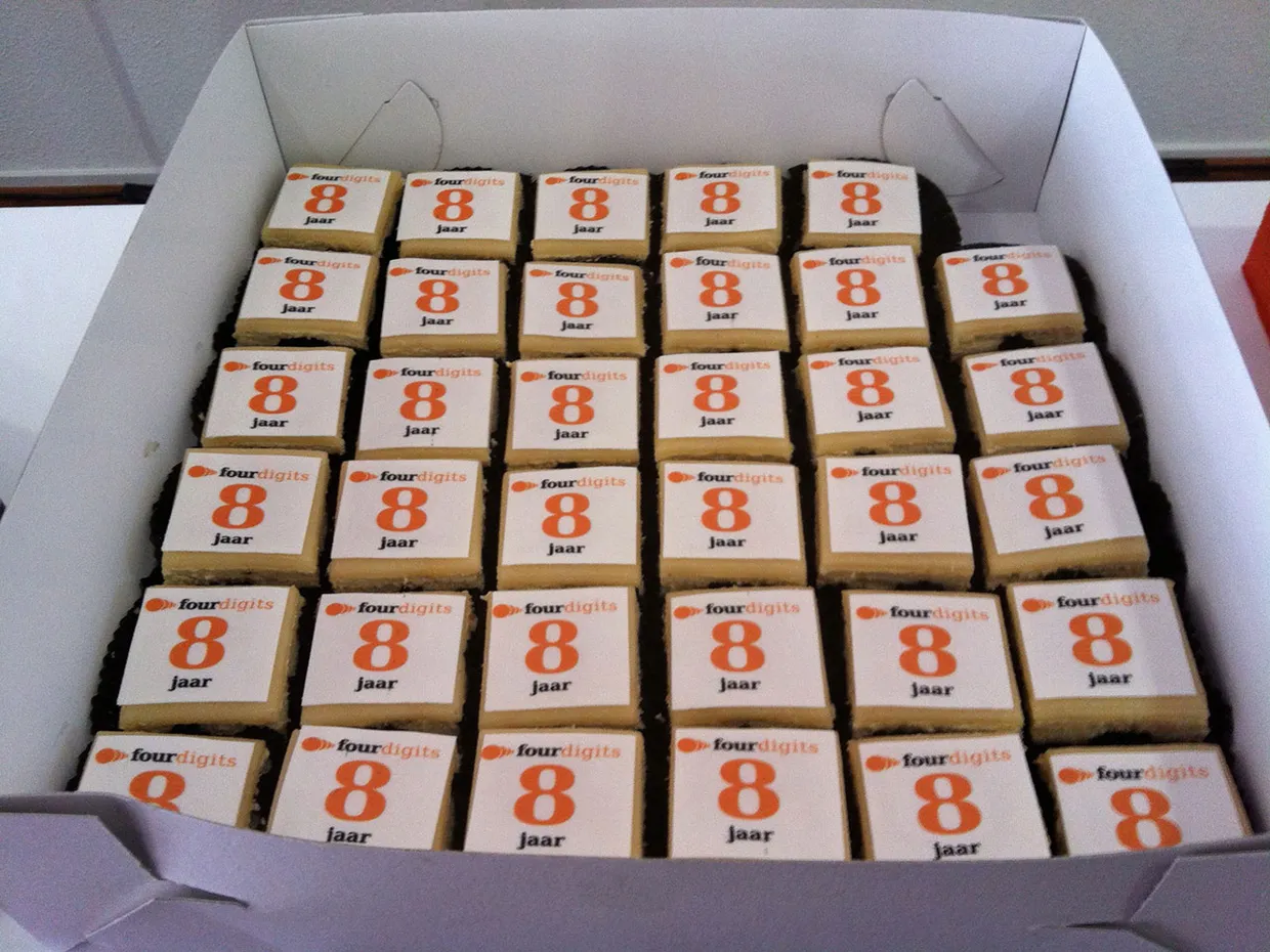 Cake Four Digits 8 year